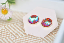 Iridescent Mermaid Studs