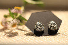 Silver Teardrop Studs