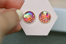 Iridescent Mermaid Studs