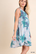 Sky Floral Dress