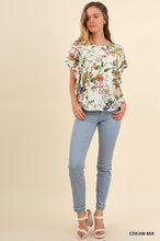 Tropical Ruffle Top
