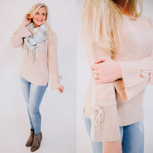 Bow-Tie Sleeve Sweater