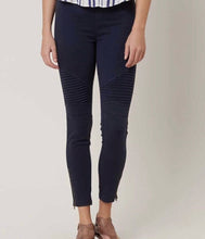 Navy Moto Jeggings