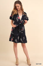 Navy Floral Spring Kimono